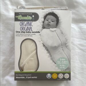 Woombie Organic Original Baby Swaddle - 3/6M